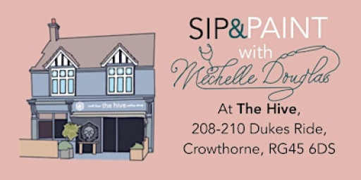 Sip & Paint with Michelle Douglas at the Hive craft beer and coffee shop