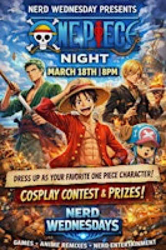 Nerd Wednesdays One Piece Night
