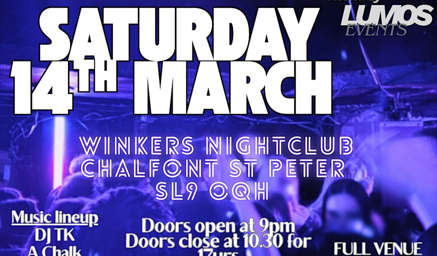 THE STARLIGHT - 14.3.26 - 9pm-3am