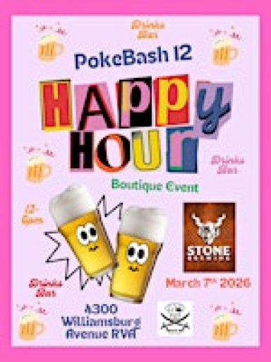 PDCC's PokeBash 12 Happy Hour Series Show (Stone Brewing)