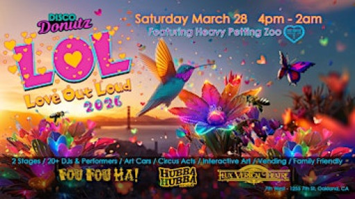 DISCO DONUTZ presents LOL: Love Out Loud 2026 // Spring Equinox