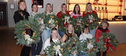 Festive Wreath Workshop with Flowers by Amy