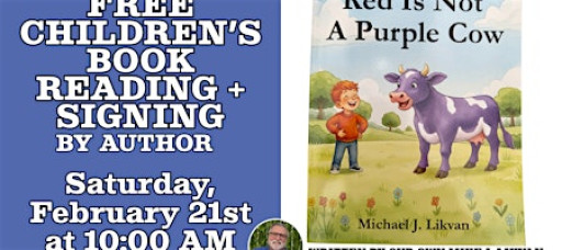 FREE Children’s Storytime with the Author & Author Signing