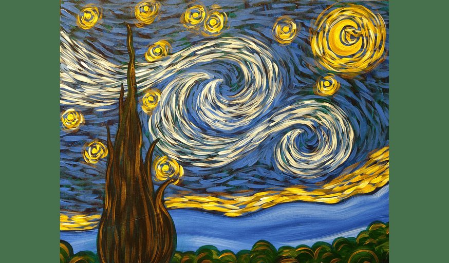 Simply A Starry Night - Paint and Sip in Sacramento | Classpop!™