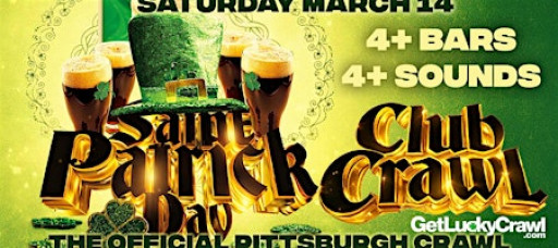 Pittsburgh’s Hottest St. Patrick’s Day Bar Crawl | Saturday, March 14th