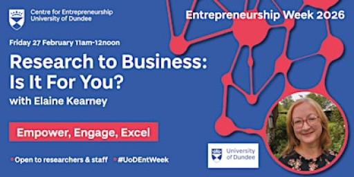 Research to Business: Is It For You?