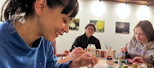 Creativity & Classic Art Class | Acrylic Paint | "Wrestlers in a Circus"