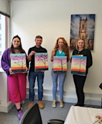 Sip and Paint workshop Manchester