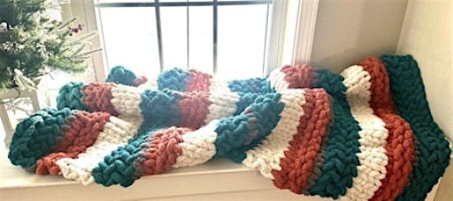 Chunky Hand Knit Blanket Workshop With Wistfully Woven - Beginner Friendly!