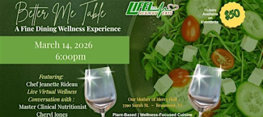Better Me Table: A Fine Dining Wellness Experience