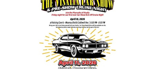 The Visalia Car Show & Pre-Show Cruise Night