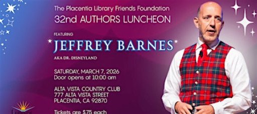 Placentia Library Friends Foundation 32nd Authors Luncheon