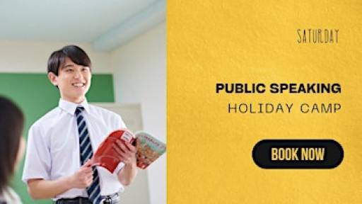 Public Speaking Holiday Camp (12 to 18 years old)