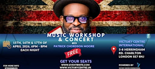 Music Workshop and Concert with Patrick Chordson Moore