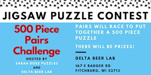CHALLENGE Pairs Jigsaw Puzzle Contest at Delta Beer Lab - March 2026