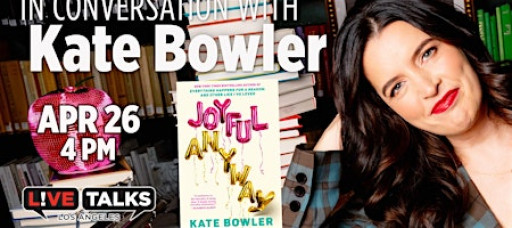 Kate Bowler with Rainn Wilson