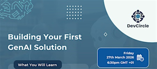 Building Your First GenAI Solution