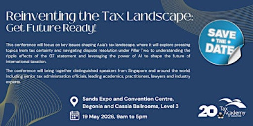 Reinventing the Tax Landscape: Get Future Ready!