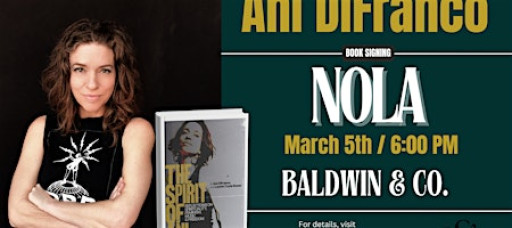 Ani DiFranco Author Talk and Book Signing