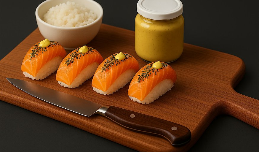 Chef Leo's Stockholm Sashimi Cooking Demonstration