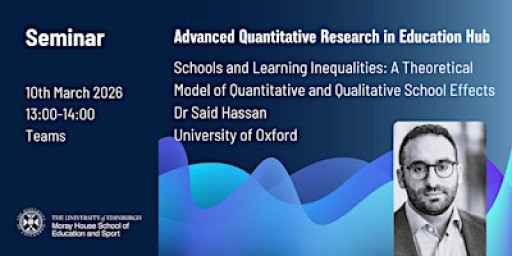 AQRiE online seminar: Schools and Learning Inequalities