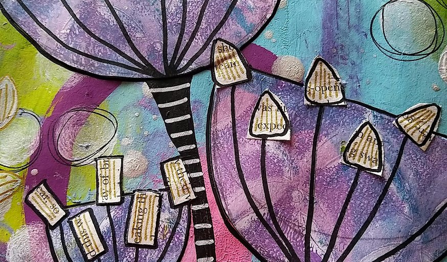 Teenage Mixed Media Art