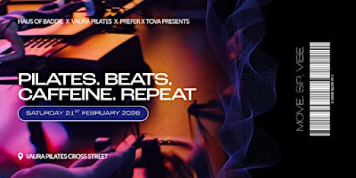Pilates & Caffeine Rave: Pilates. Beats. Caffeine. Repeat.