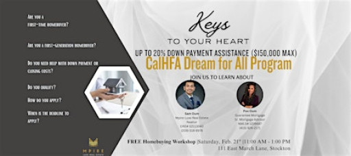 Keys to Your Heart: Unlock Your First Home with CalHFA.