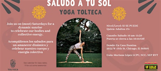 Yoga Tolteca: Saludo a tu sol