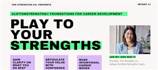 StrengthsFinder Workshop: Play To Your Strengths for Work