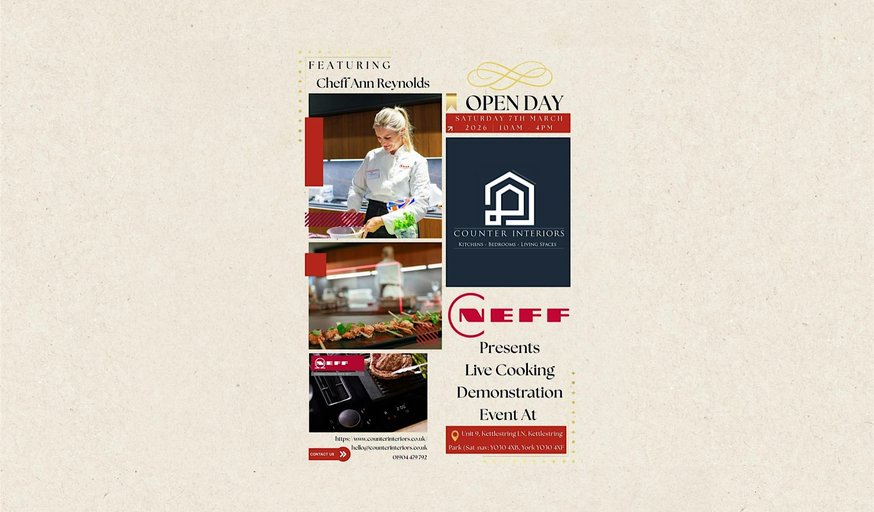 Open day - NEFF Presents: Live Cooking Event At Counter Interiors