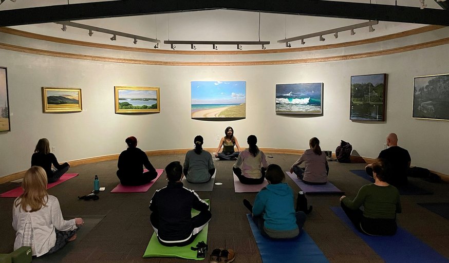 Yoga in the Gallery