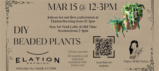 DIY Beaded Plants @ Elation