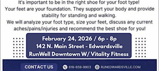 Shoe and Sports Bra Fit Clinic