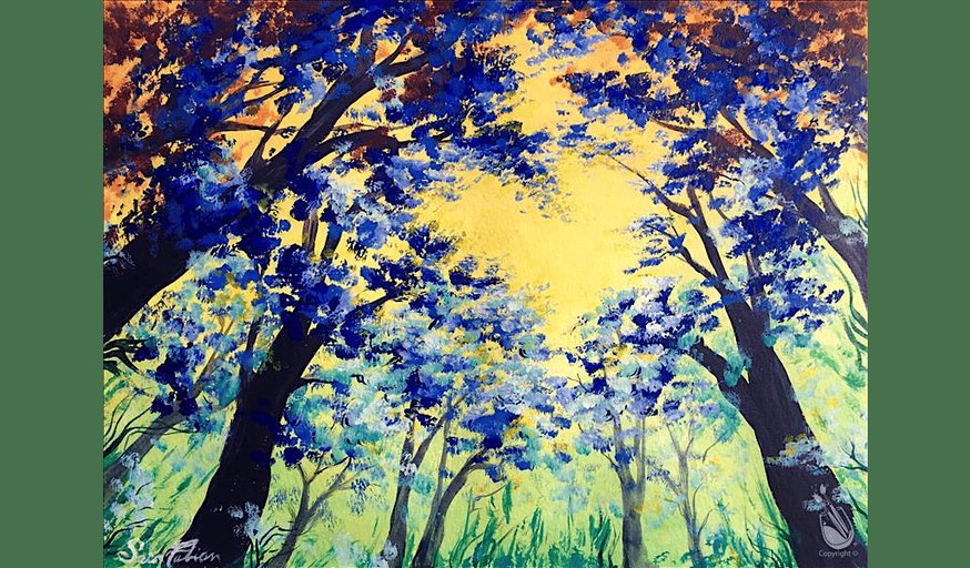 Mesmerizing Love Forest - Paint and Sip in Houston | Classpop!™