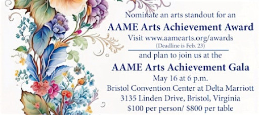 2026 AAME Arts Achievement Award Gala