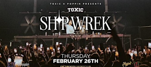 Shipwrek Live @ Incahoots Night Club, Thur Feb 26th | 18+