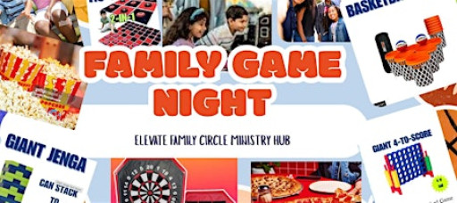 Family Fun Night Giant Games • Big Fun Indoor Games • Pizza • Prizes