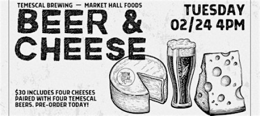 Beer + Cheese Flight Night with Market Hall Foods