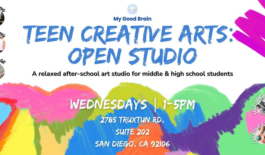 Teen Creative Arts: After-School Open Studio (Grades 6–12)