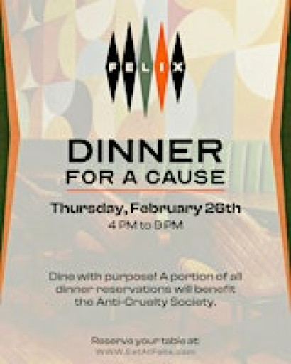 Dinner for a Cause (Anti-Cruelty Society)