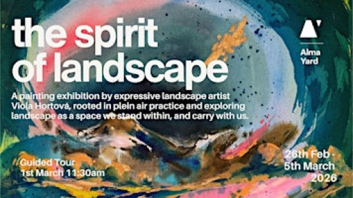 Guided Tour The Spirit of Landscape Exhibition Paintings by Viola Hortová