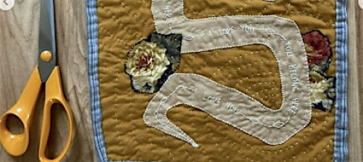 TEXTILE ART AND HAND QUILTING 101 WITH YARN TRASH