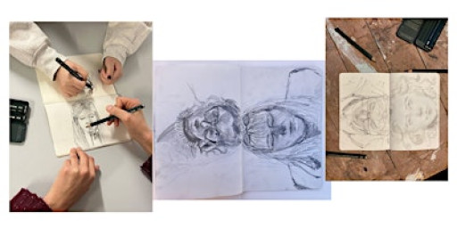 Collaborative Portrait Drawing Workshop