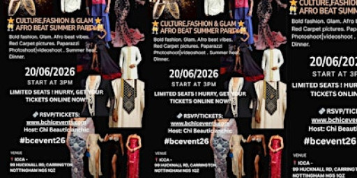 CULTURE,FASHION & GLAM|AFRO BEAT SUMMER PARTY(Celebrity Inspired Experience