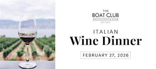Boat Club Restaurant Italian Wine Dinner