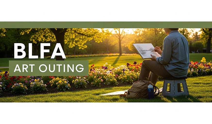 Brandon League of Fine Arts March Art Outing - Sketching On Location