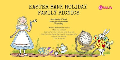 Easter Bank Holiday Family Picnic Alice in Wonderland-themed Adventure