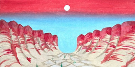 Sip & Paint at Club Haus Harbourside, Bristol - "Grand Canyon"