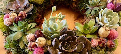 Living Succulent Wreath Workshop (Crozet)